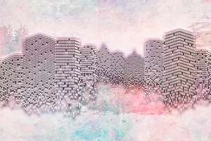 Городской пейзаж 3D