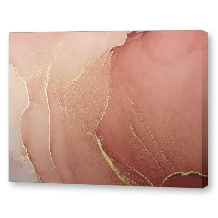 Fire gold на подрамнике