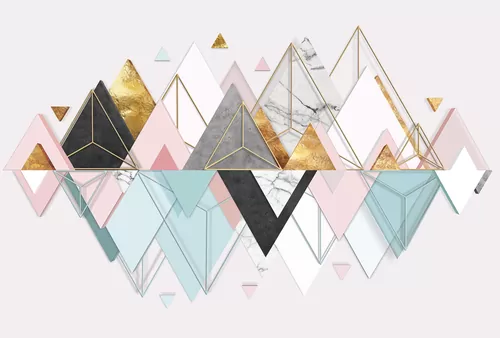 Mountains pink