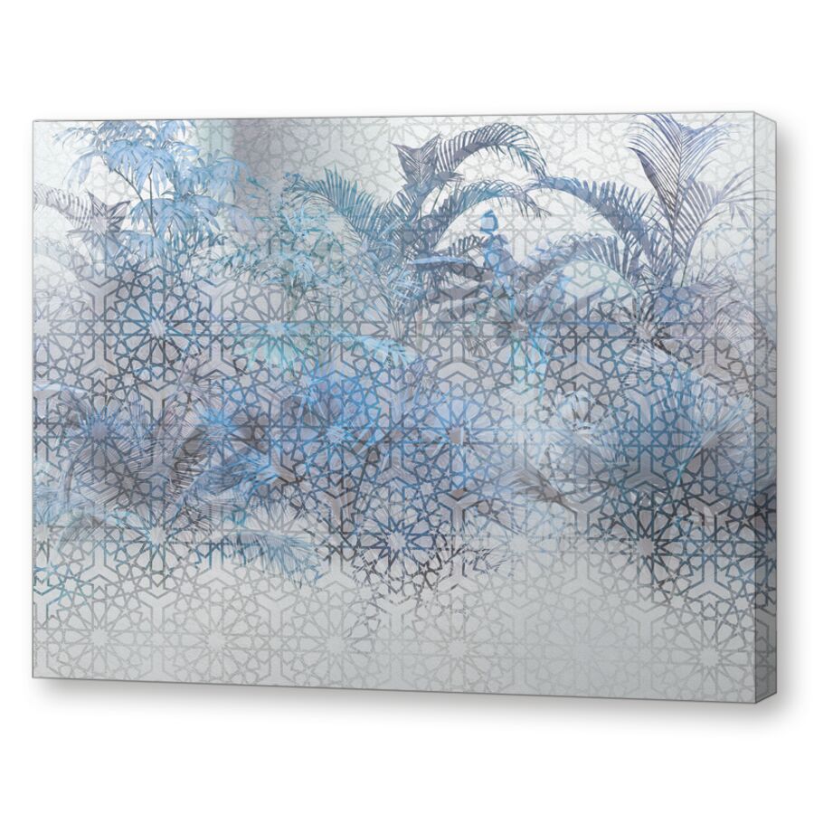 Kaleidoscope blue на подрамнике