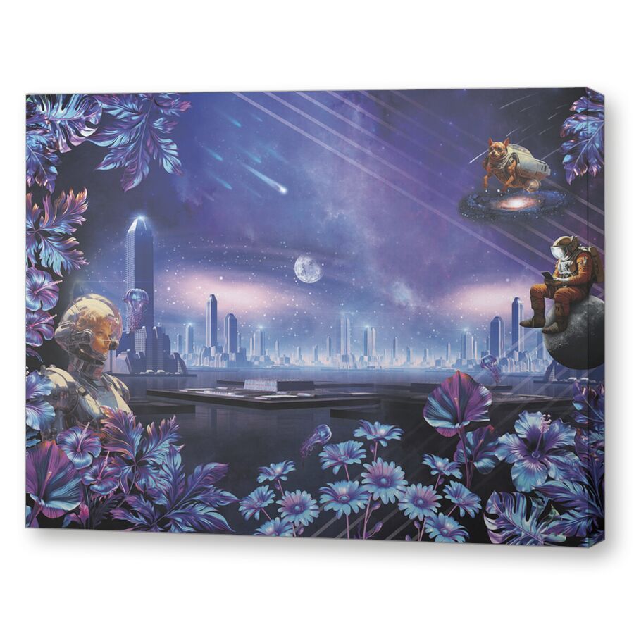 Ночь в космосе на подрамнике