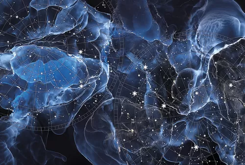 Constellations blue