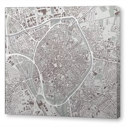 Брюге на карте