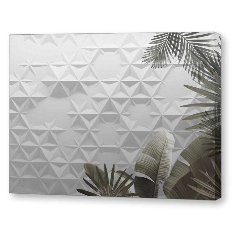 Geometric jungle на подрамнике