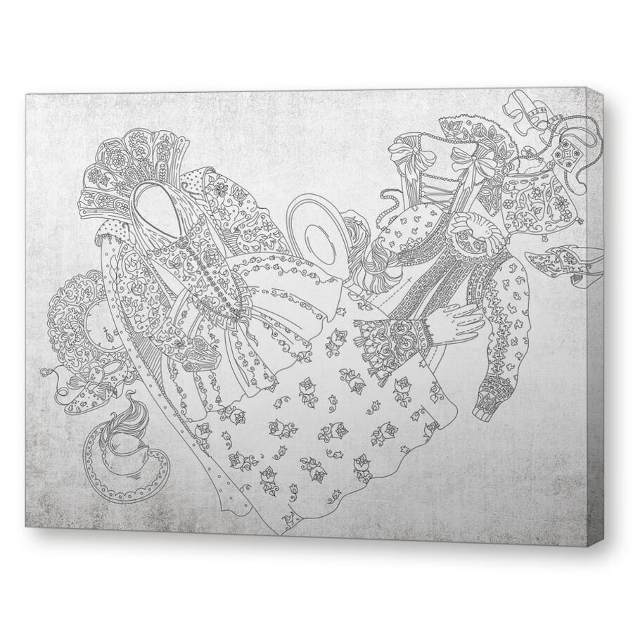 Одежда на подрамнике