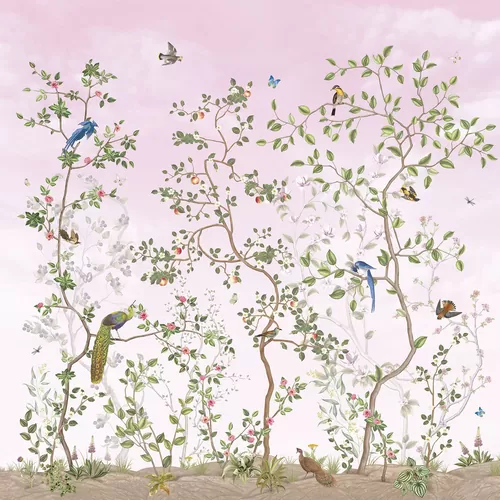 Blooming garden beige