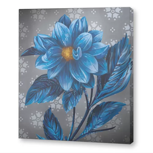 Синий цветок