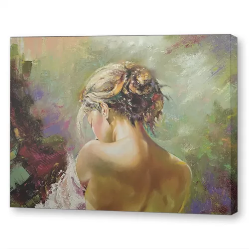 Девушка спиной