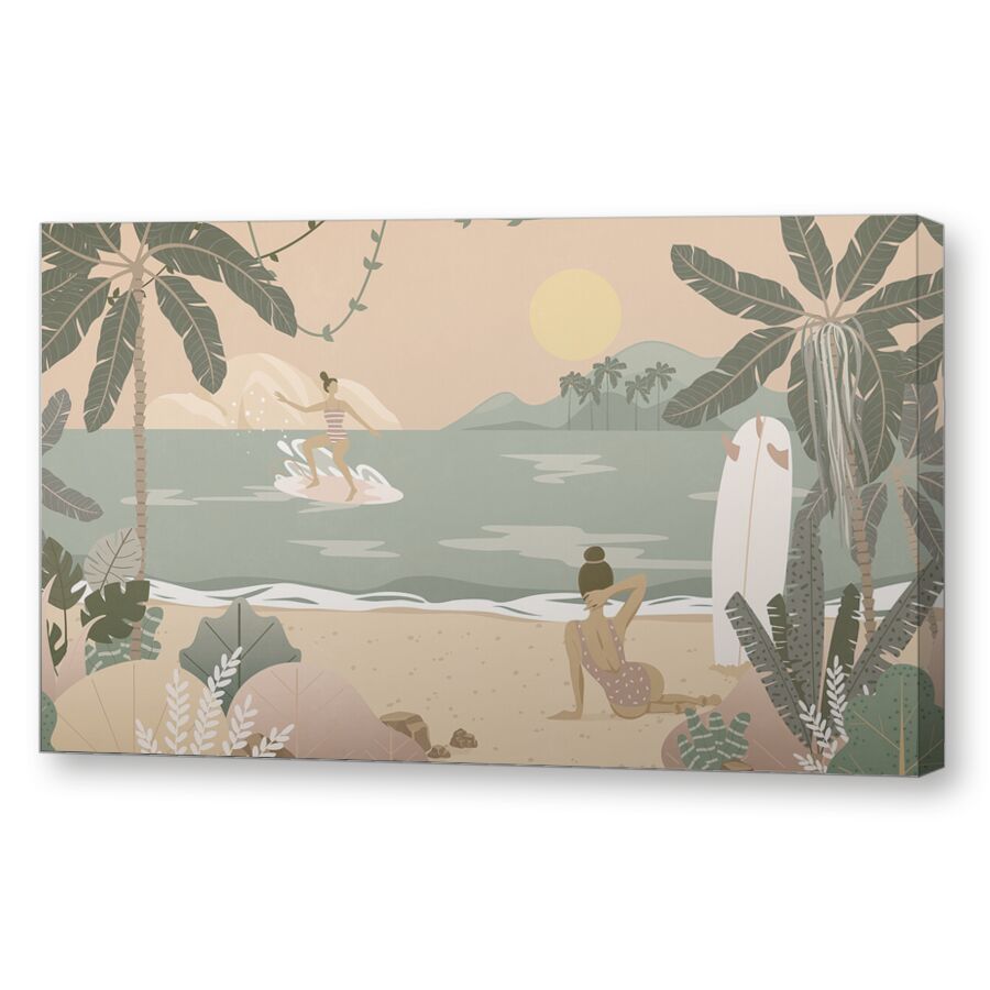 Girls on the beach на подрамнике