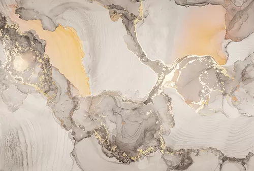 Beige-orange fluid