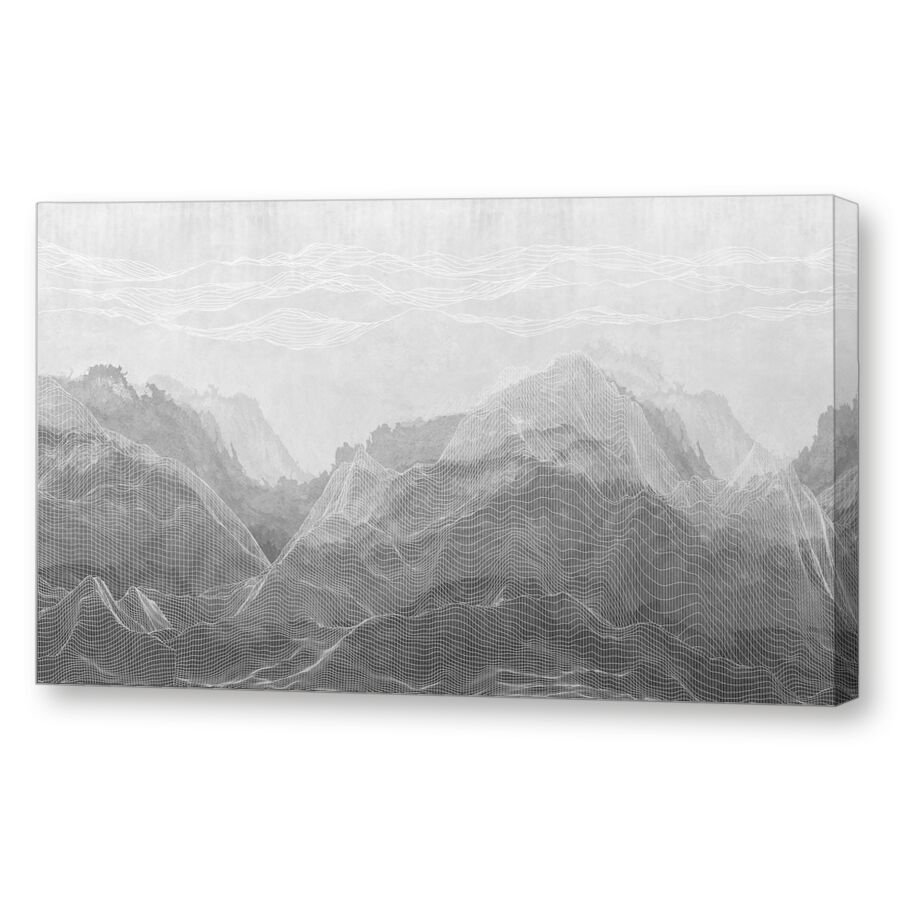 Grey mountains на подрамнике