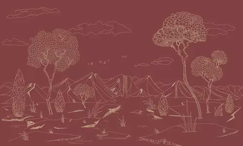 Mountain plateau terracotta