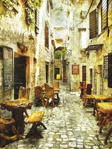Streets of old Croatia