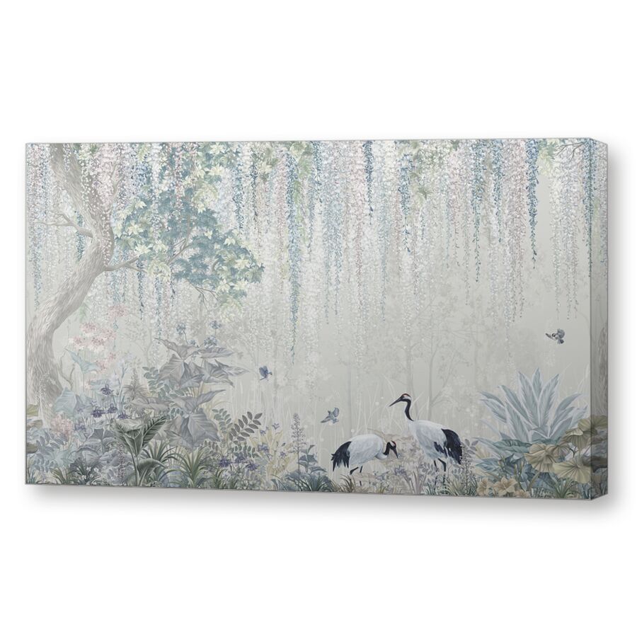 Spring garden blue на подрамнике