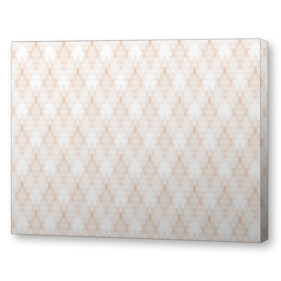 Geometric pattern peach на подрамнике