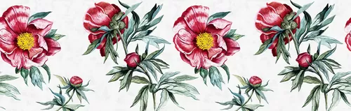 Red Peony 04 Pattern