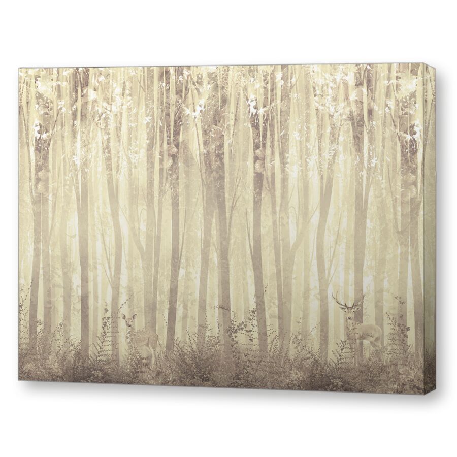 Beautiful Forest beige gradient на подрамнике