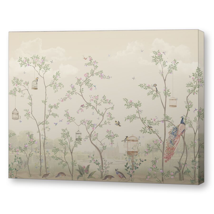 Park in bloom beige на подрамнике