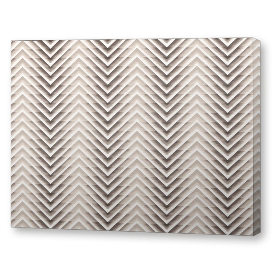 Zigzag sepia на подрамнике