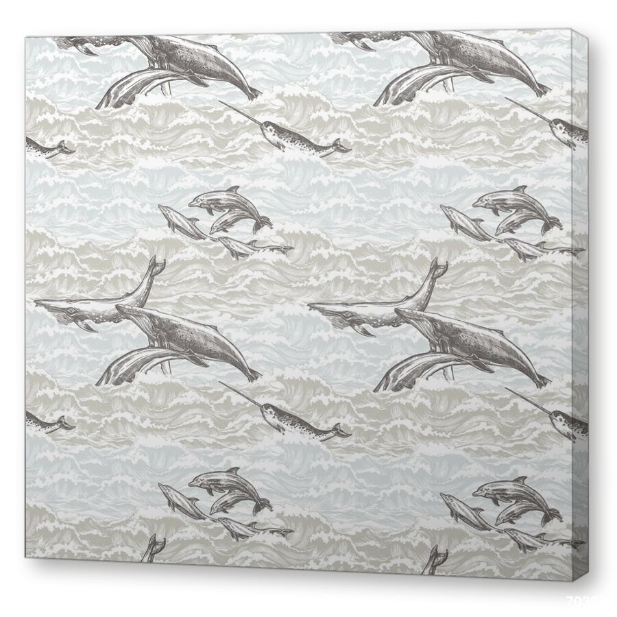 Whales на подрамнике