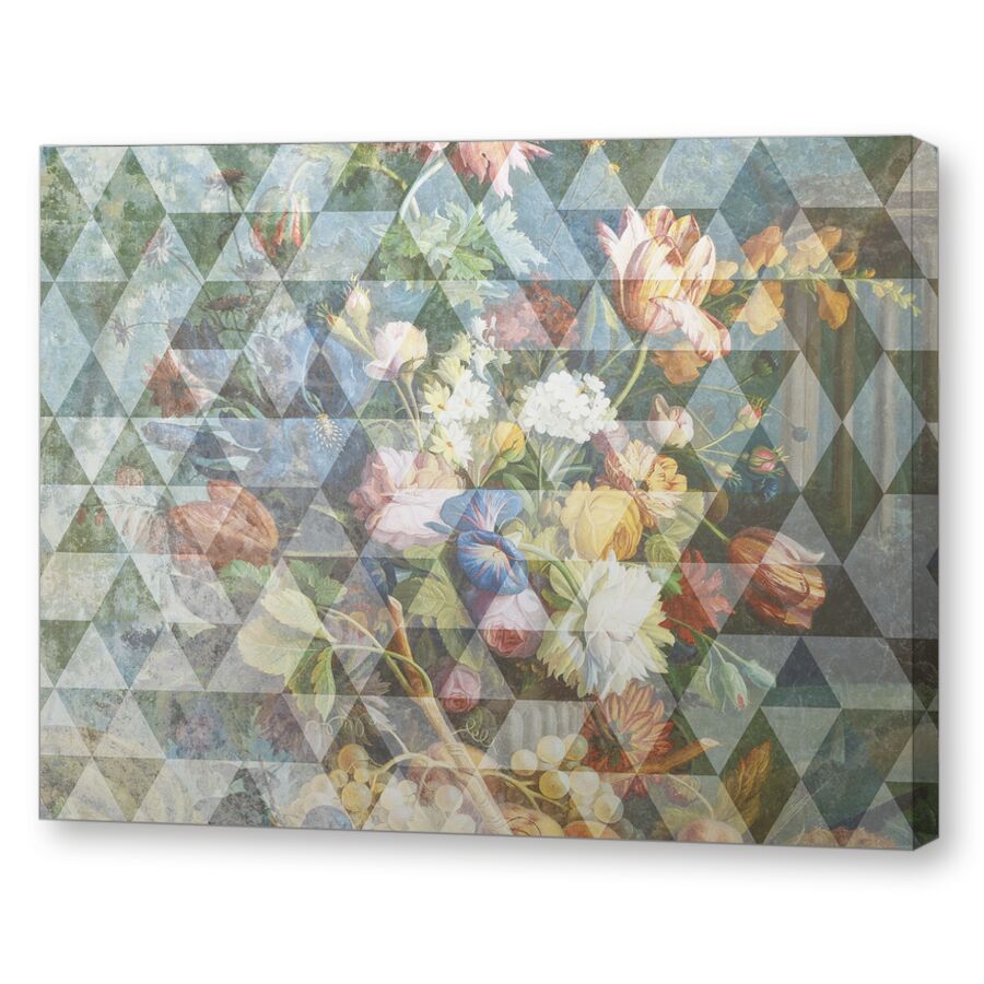 Flower patchwork на подрамнике
