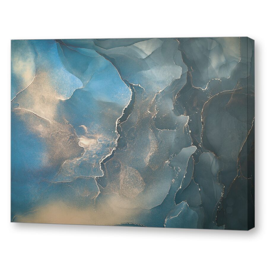 Dramatic blue на подрамнике