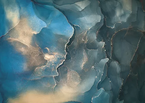 Dramatic blue