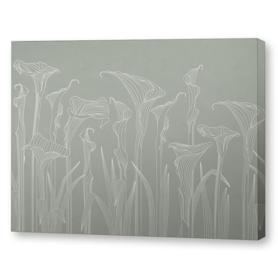 Geometric kalla lilies на подрамнике