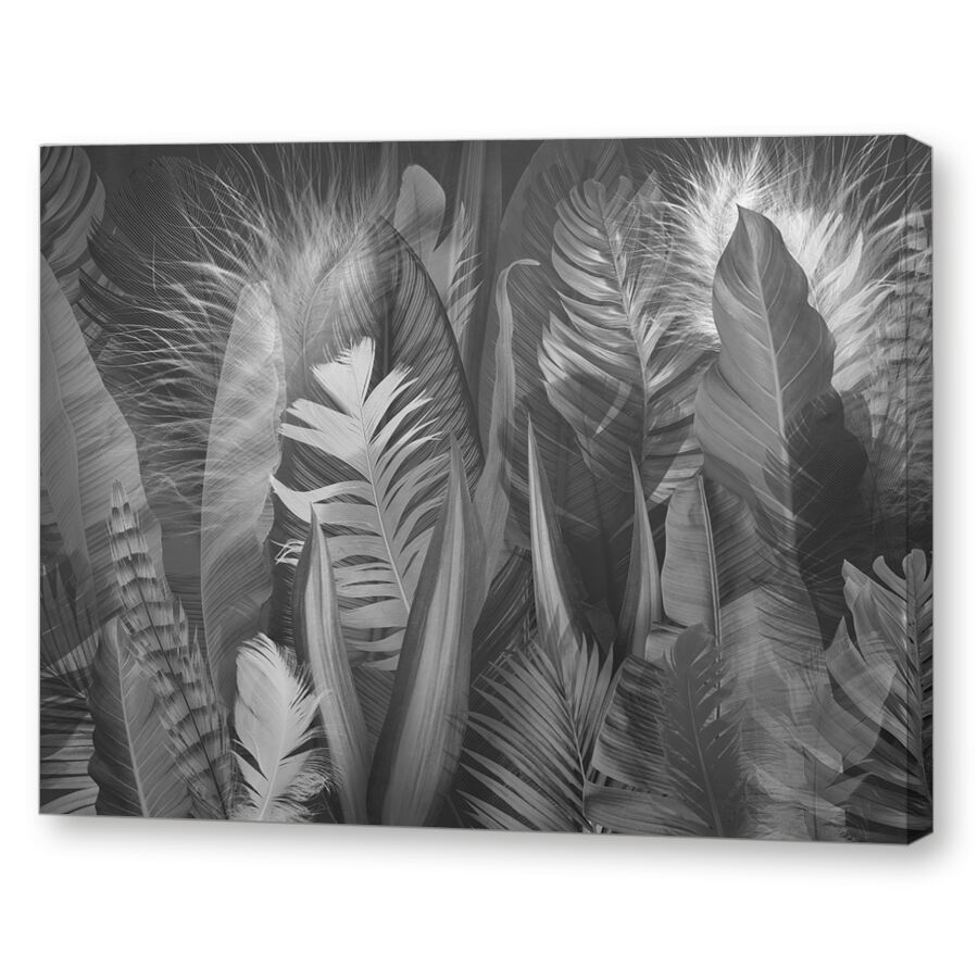 Feathers and leaves на подрамнике