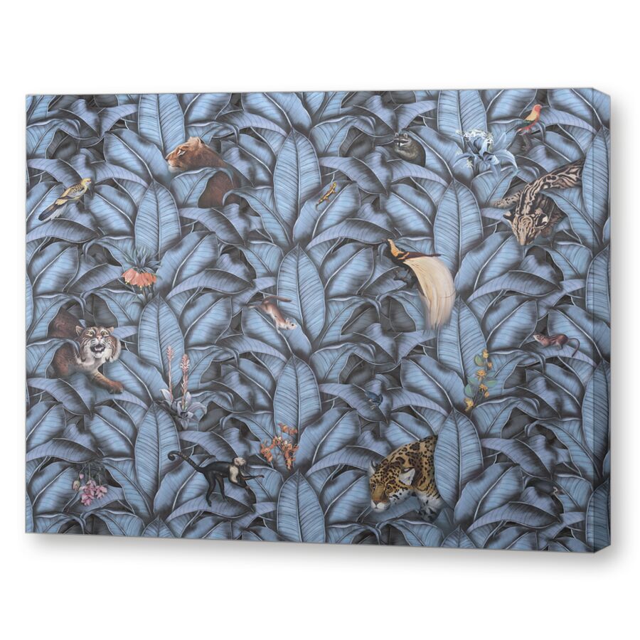 Wilds blue на подрамнике