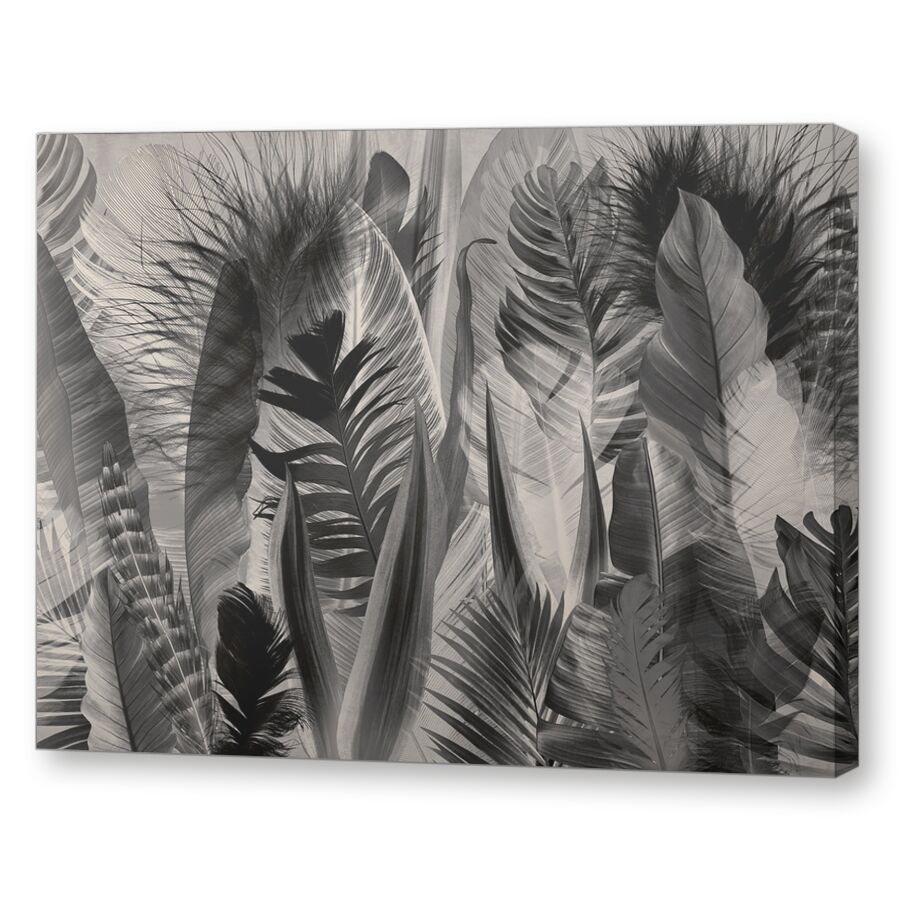 Feathers and leaves light на подрамнике