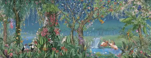 Paradise tropics blue