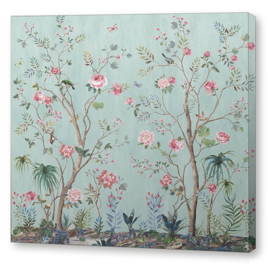Jasmine baby blue на подрамнике