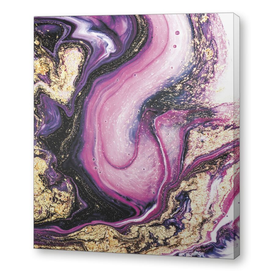 Purple and gold на подрамнике