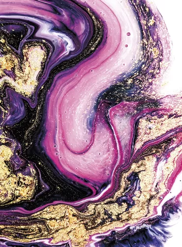 Purple and gold