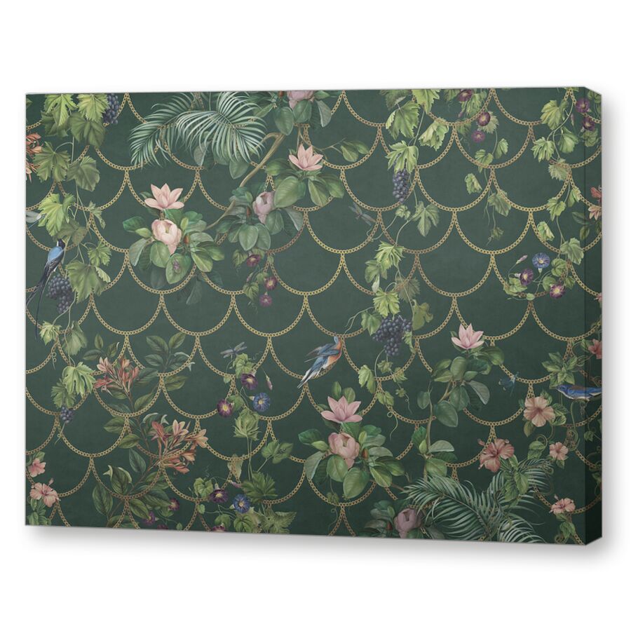 Garden dark на подрамнике