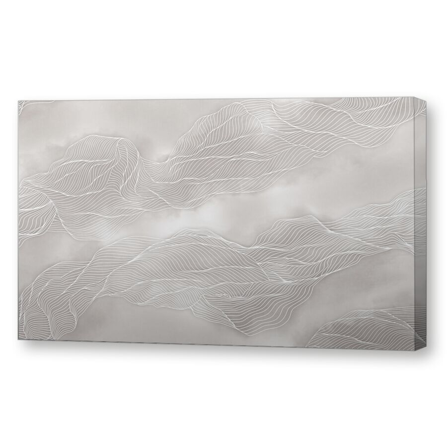 Фигурные линии на подрамнике