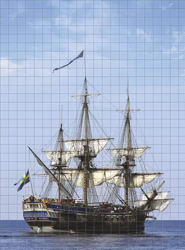 Старинный корвет