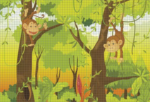 Обезьянки в лесу