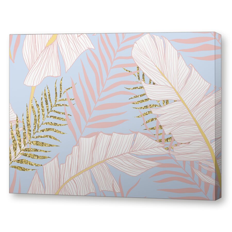 Foliage pink на подрамнике