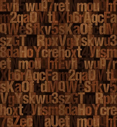 Wood Alphabet