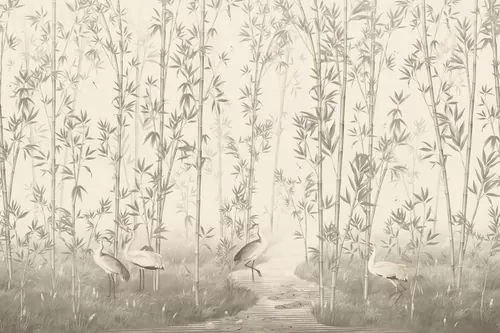 Bamboo forest sepia