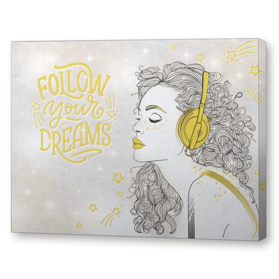 Краски музыки на подрамнике