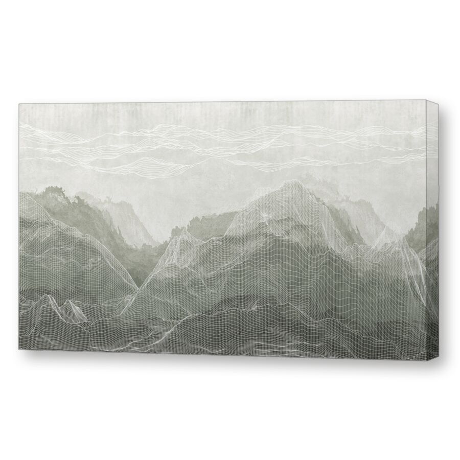 Graphic mountains на подрамнике