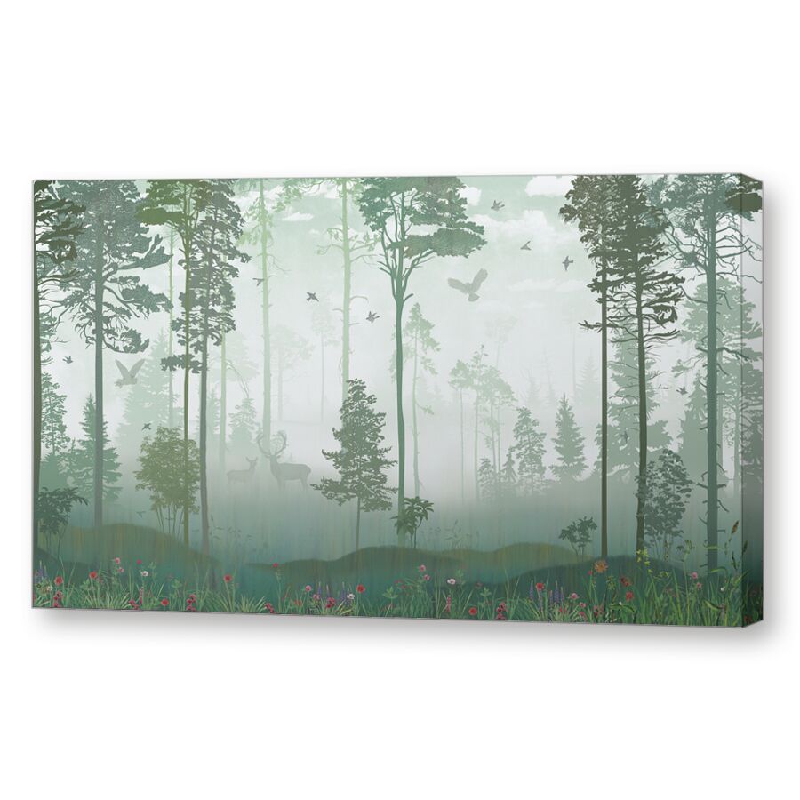 Foggy forest на подрамнике