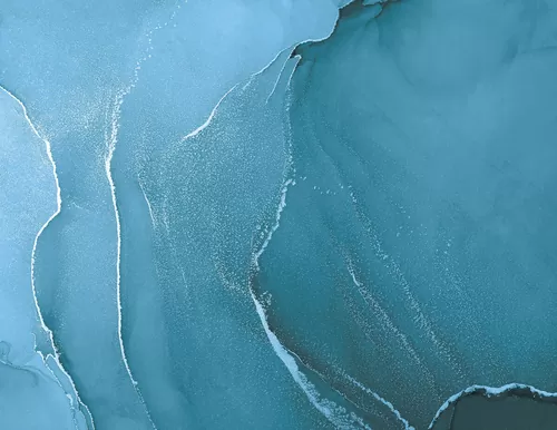 Blue and silver