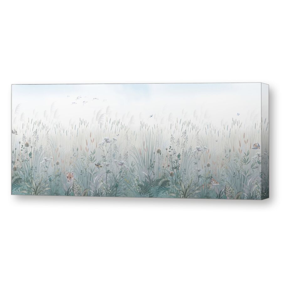 Morning field blue на подрамнике