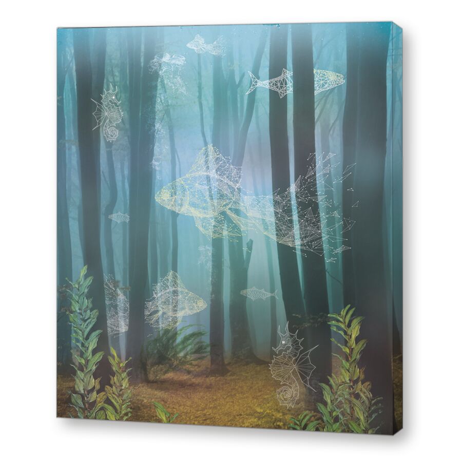 Underwater forest на подрамнике