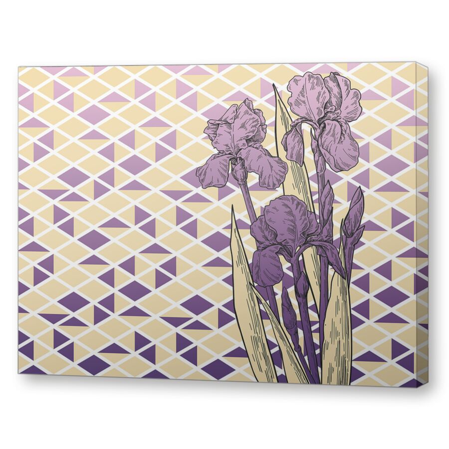Iris purple на подрамнике