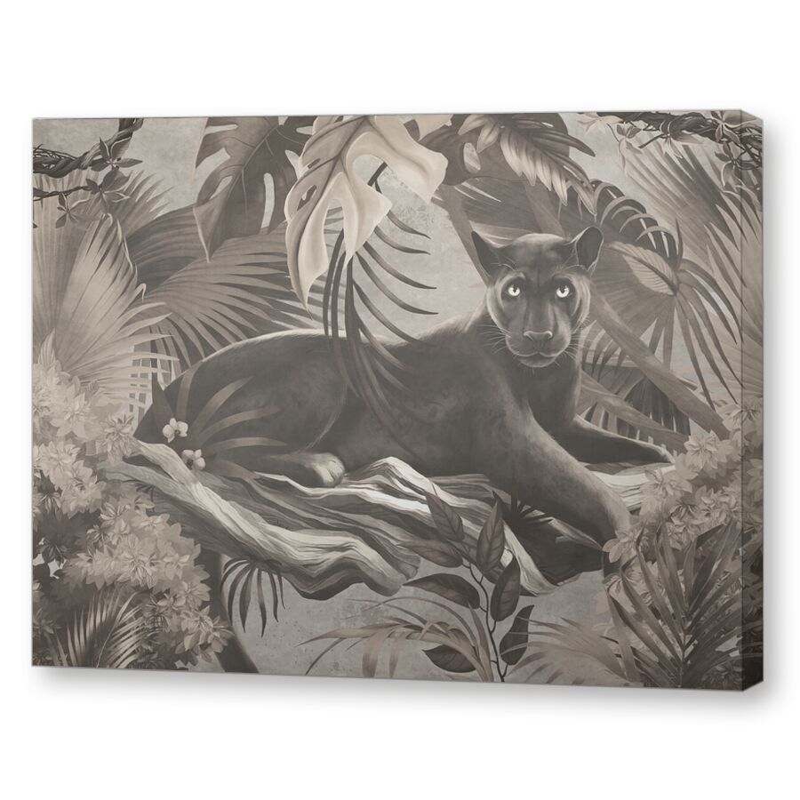 Пантера в тропиках на подрамнике